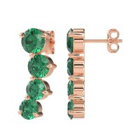 Ear Crawler Graduated Earrings