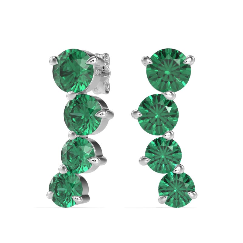 Ear Crawler Graduated Earrings