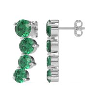 Ear Crawler Graduated Earrings