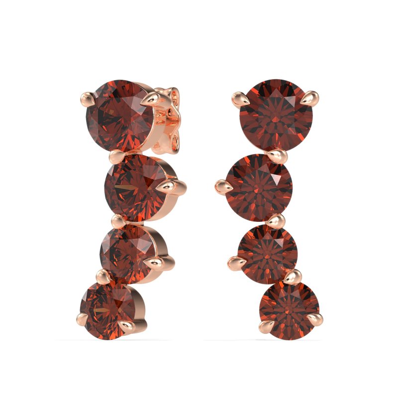 Ear Crawler Graduated Earrings