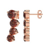 Ear Crawler Graduated Earrings