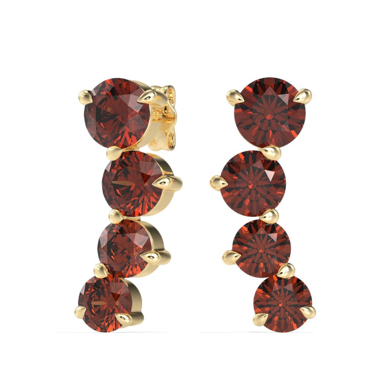 Ear Crawler Graduated Earrings