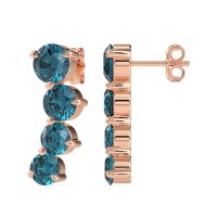 Ear Crawler Graduated Earrings