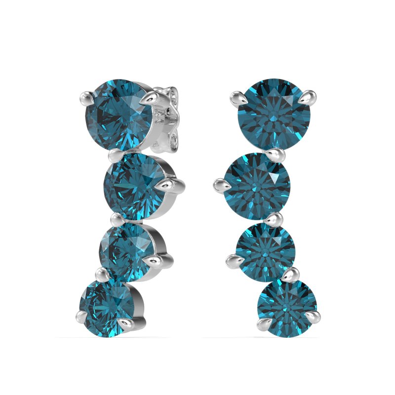 Ear Crawler Graduated Earrings