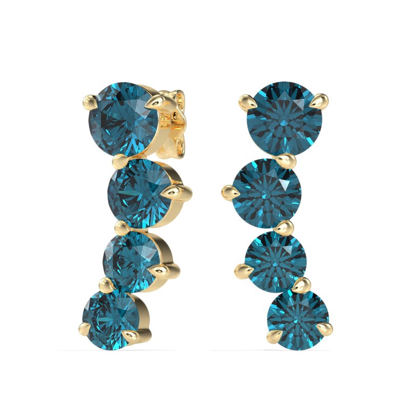 Ear Crawler Graduated Earrings