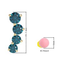 Ear Crawler Graduated Earrings