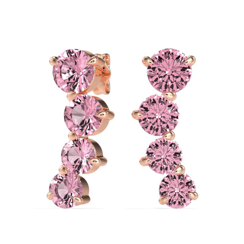 Ear Crawler Graduated Earrings