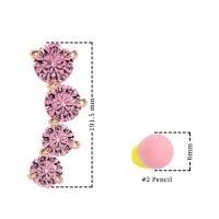 Ear Crawler Graduated Earrings