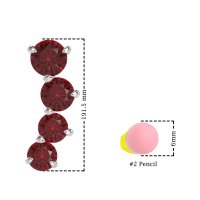 Ear Crawler Graduated Earrings