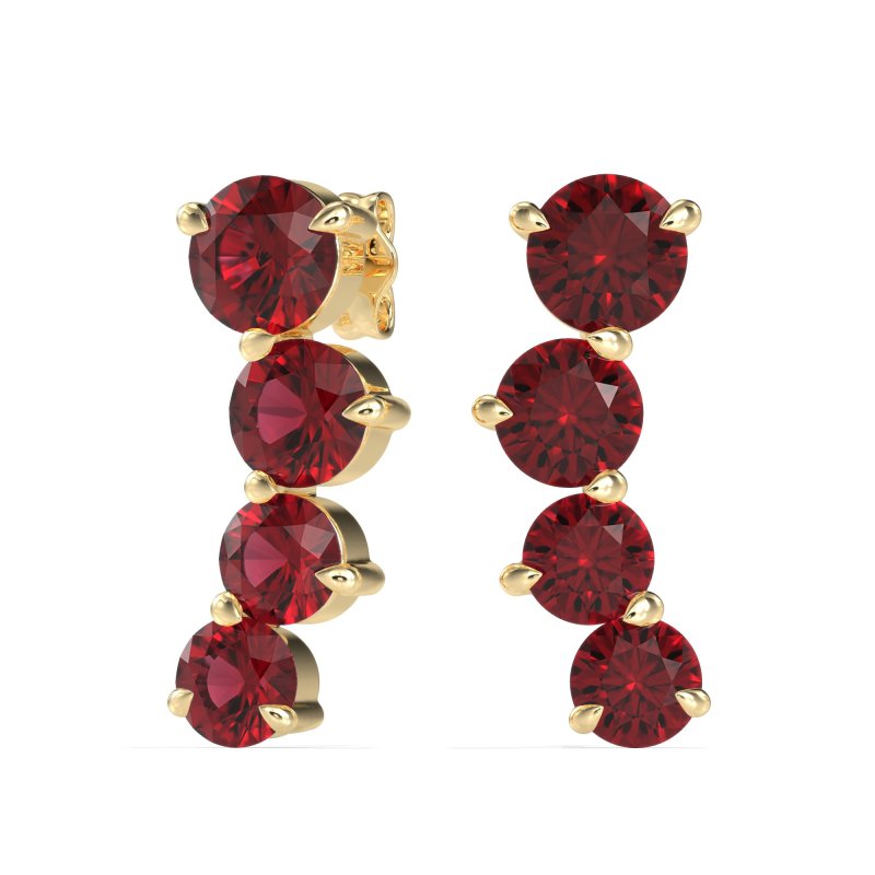 Ear Crawler Graduated Earrings