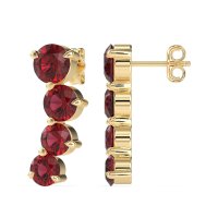 Ear Crawler Graduated Earrings