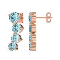 Ear Crawler Graduated Earrings