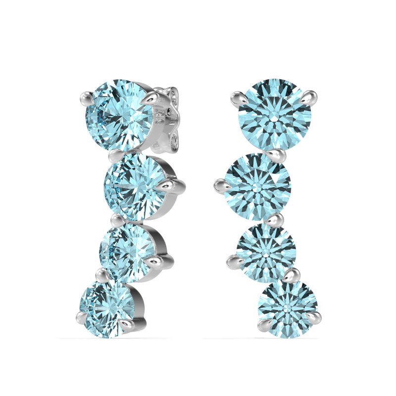 Ear Crawler Graduated Earrings