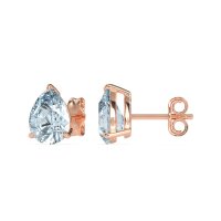 Pear Shape Stud Earrings