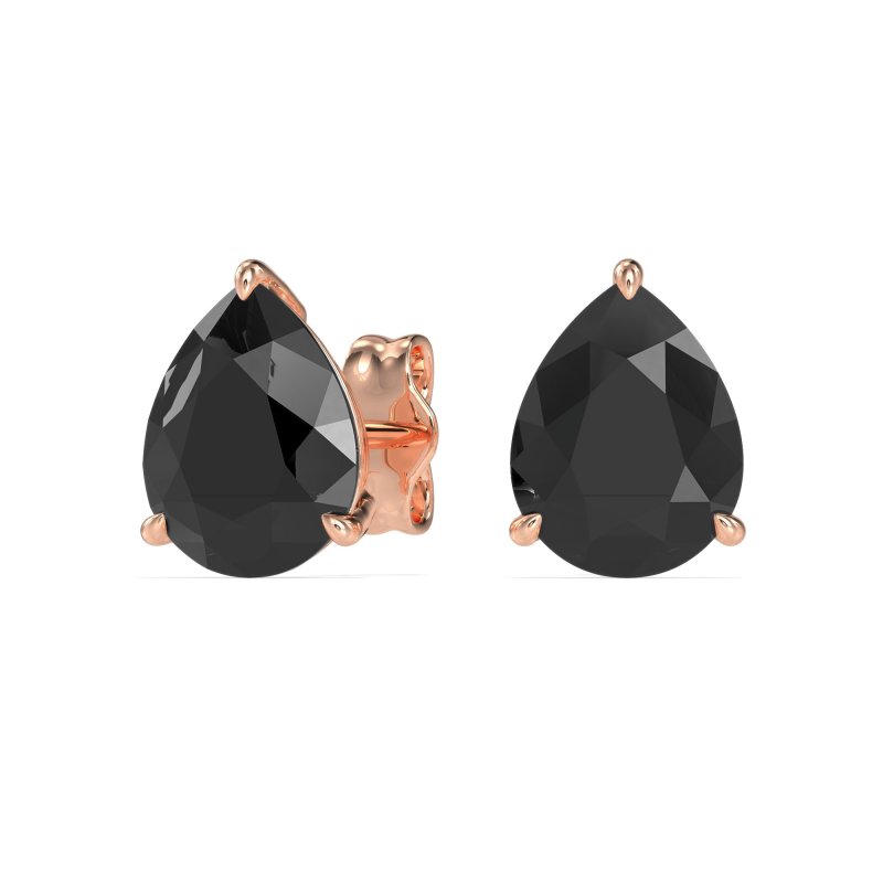 Pear Shape Stud Earrings