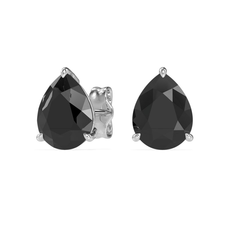 Pear Shape Stud Earrings