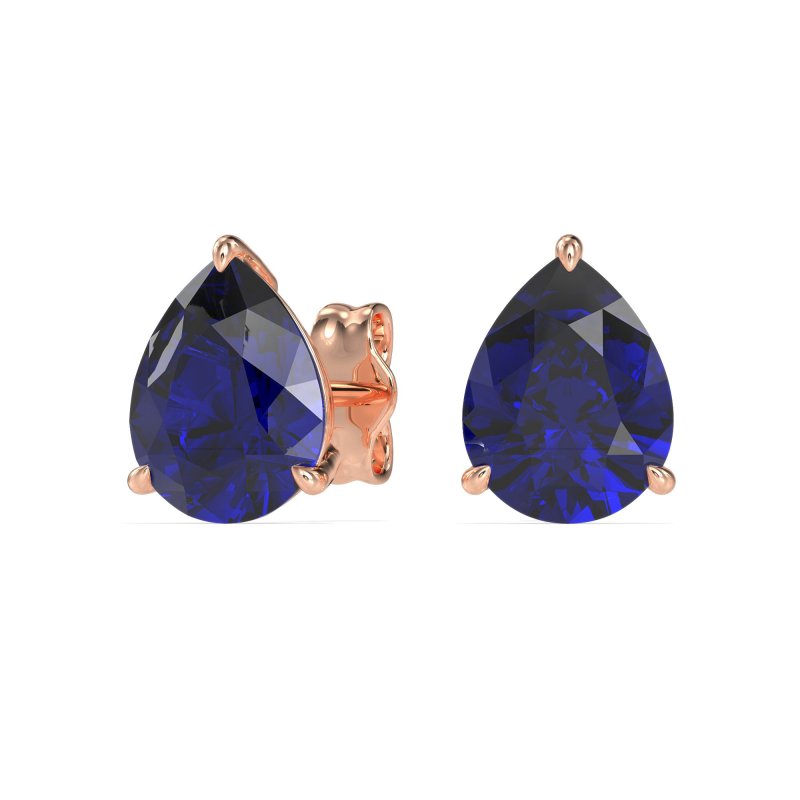 Pear Shape Stud Earrings