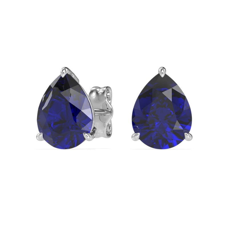 Pear Shape Stud Earrings