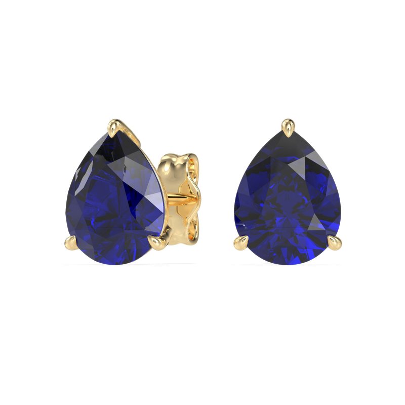 Pear Shape Stud Earrings