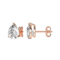Pear Shape Stud Earrings