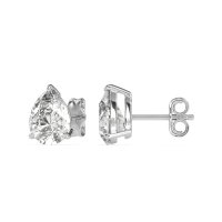 Pear Shape Stud Earrings