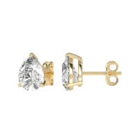 Pear Shape Stud Earrings