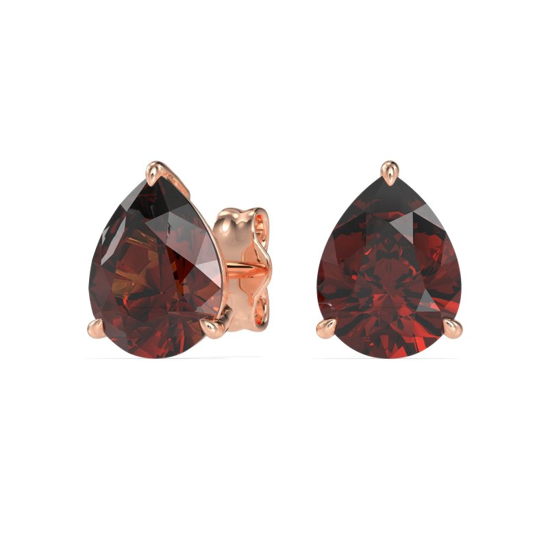 Pear Shape Stud Earrings