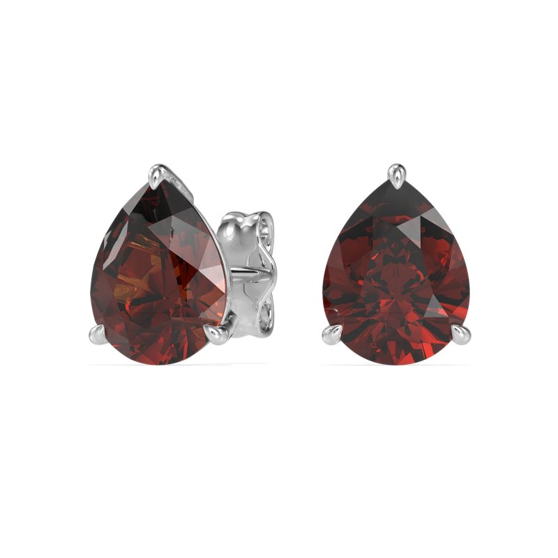 Pear Shape Stud Earrings