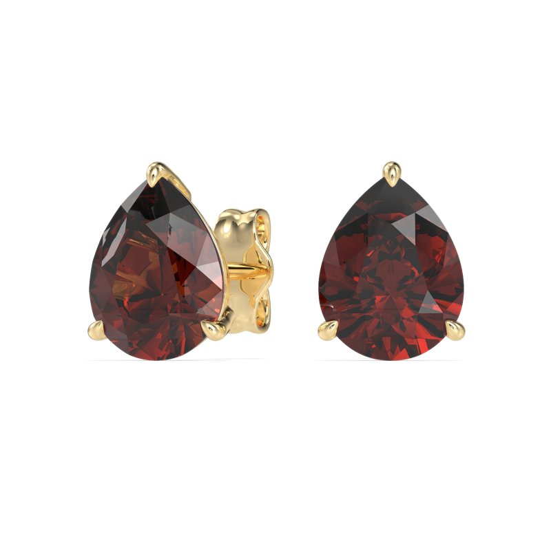 Pear Shape Stud Earrings