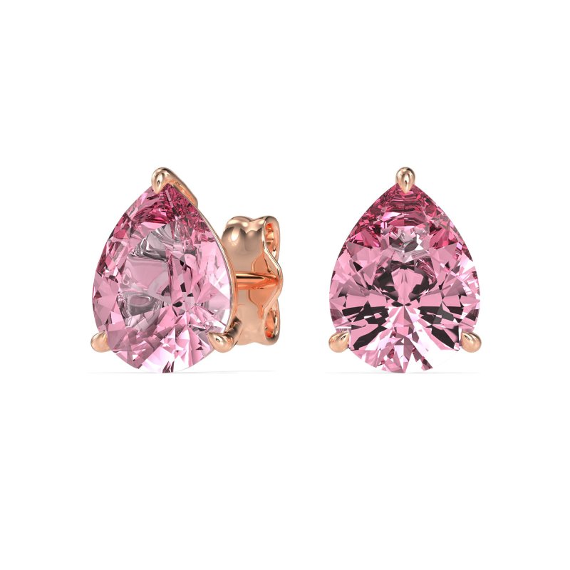 Pear Shape Stud Earrings