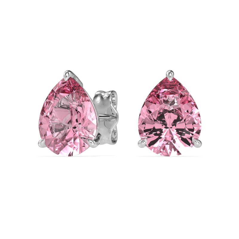 Pear Shape Stud Earrings