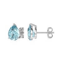 Pear Shape Stud Earrings