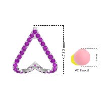 V-Shaped Huggie Earrings