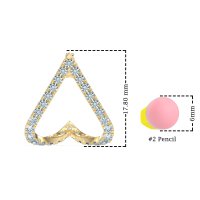 V-Shaped Huggie Earrings