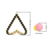 V-Shaped Huggie Earrings