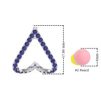 V-Shaped Huggie Earrings