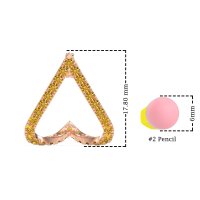 V-Shaped Huggie Earrings