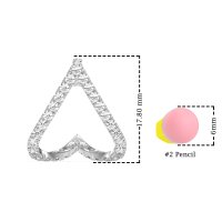 V-Shaped Huggie Earrings