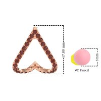 V-Shaped Huggie Earrings