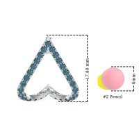V-Shaped Huggie Earrings
