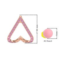 V-Shaped Huggie Earrings