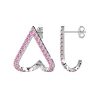 V-Shaped Huggie Earrings