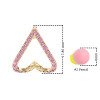 V-Shaped Huggie Earrings