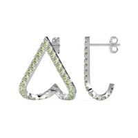 V-Shaped Huggie Earrings