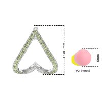 V-Shaped Huggie Earrings