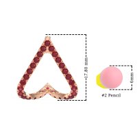 V-Shaped Huggie Earrings