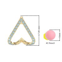 V-Shaped Huggie Earrings