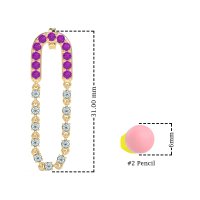 Loop Chain Stud Earrings