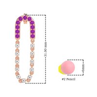 Loop Chain Stud Earrings