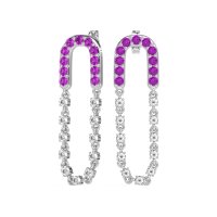 Loop Chain Stud Earrings